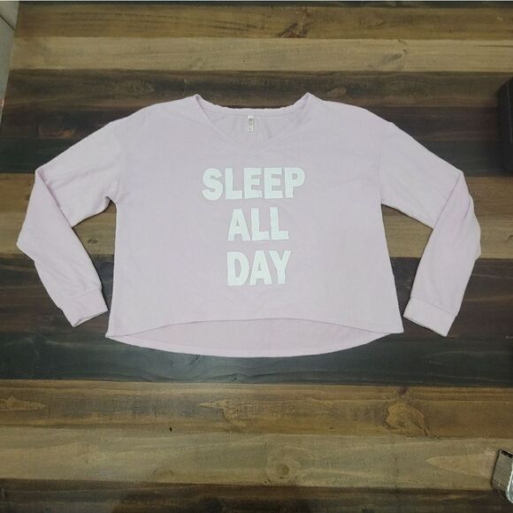 SO Intimate Sleep All Day Ultra Soft Pajama Set Cozy Comfortable Pink Size L - Picture 6 of 10